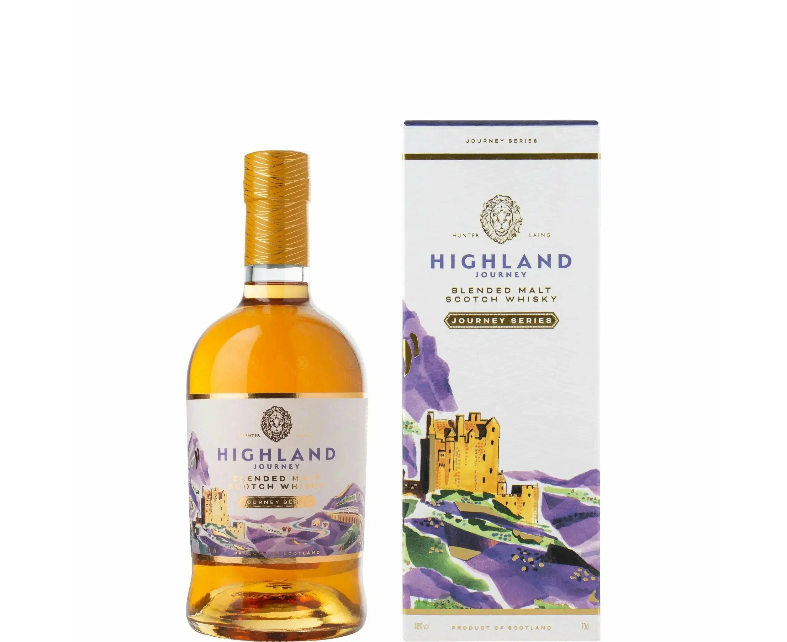 Hunter Laing's Highland Journey Blended Malt Scotch Whisky 700ml