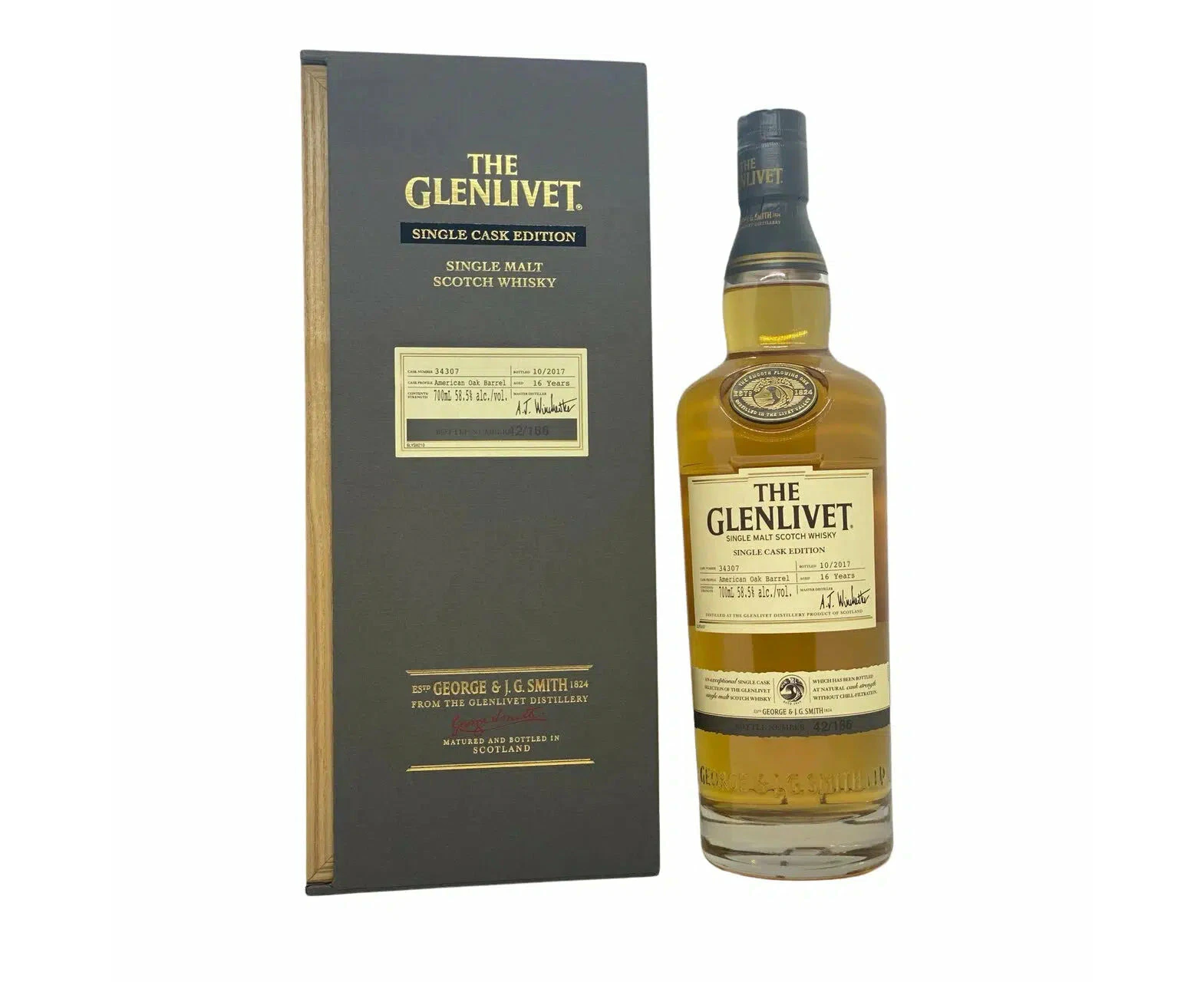 The Glenlivet 16 Years American Oak Single Cask Scotch Whisky 700ml