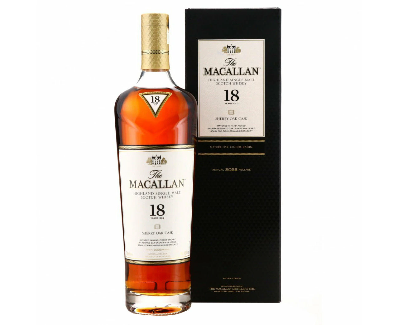 Macallan 18 Year Old Sherry Oak 2022 Release 700ml