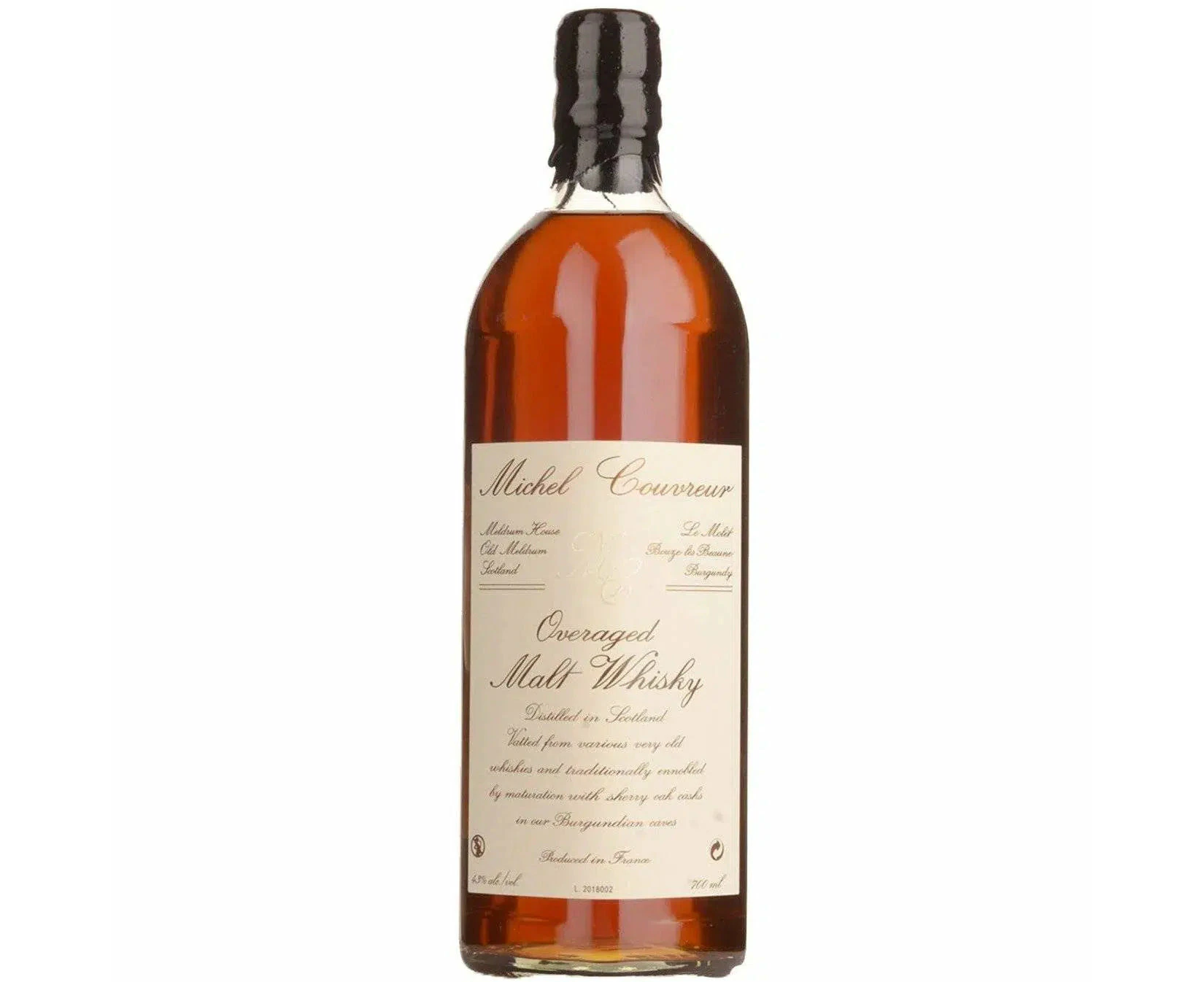 Michel Couvreur Overaged (43%) Whisky 700ml