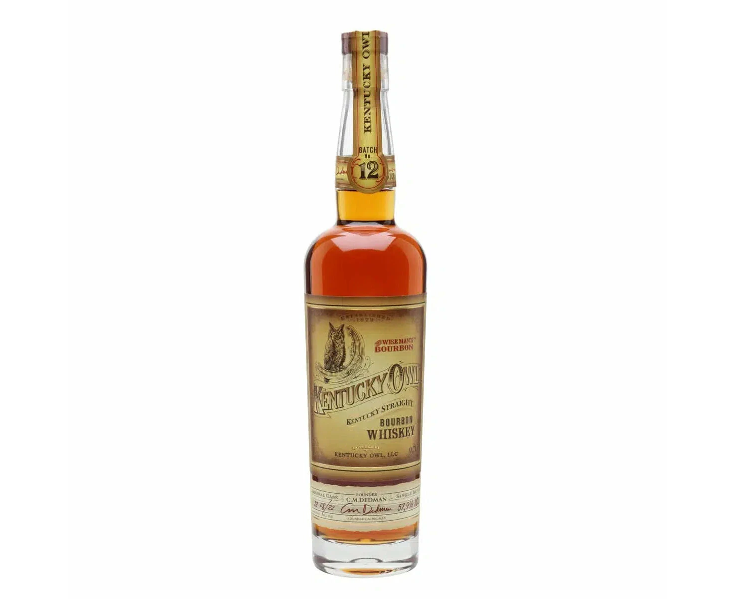 Kentucky Owl Batch 12 Bourbon Whiskey 700ml