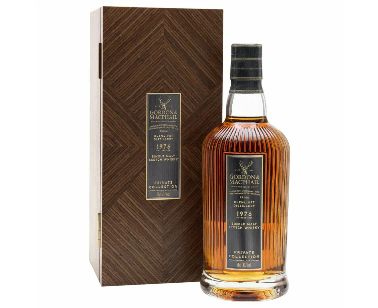 Glenlivet 1976 43 Year Old Gordon & MacPhail Private Collection Single Malt Whisky 700ml