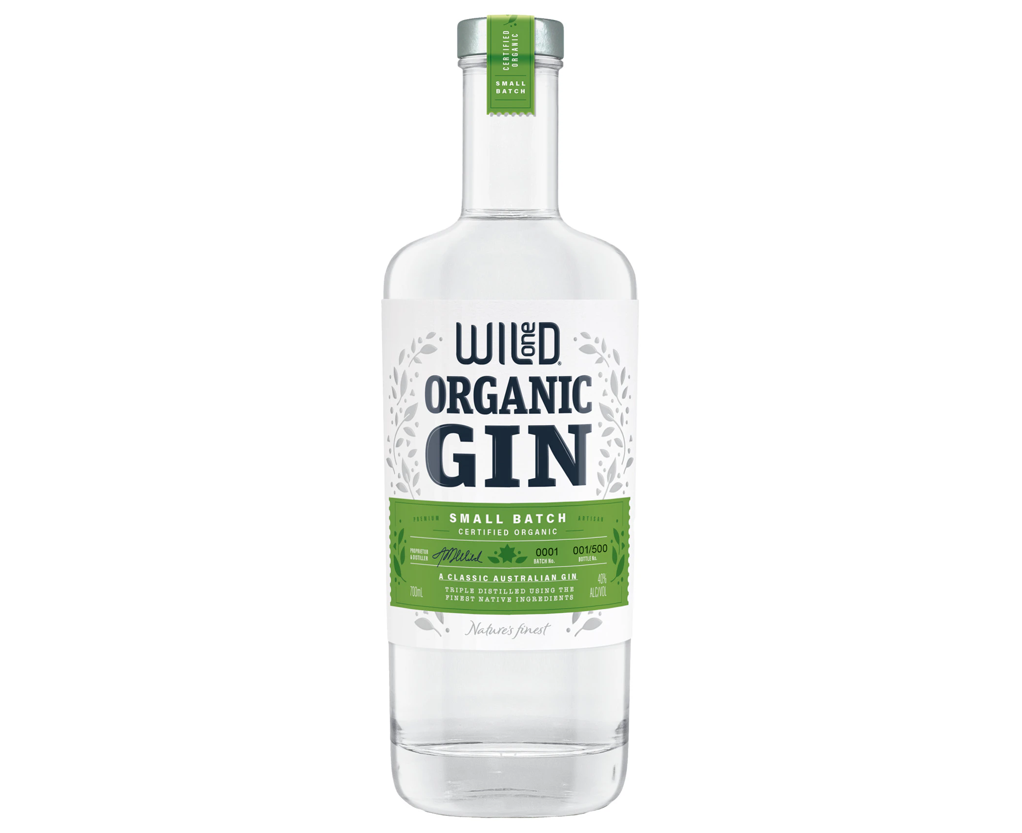 Wild One Organic Small Batch Gin 700ml