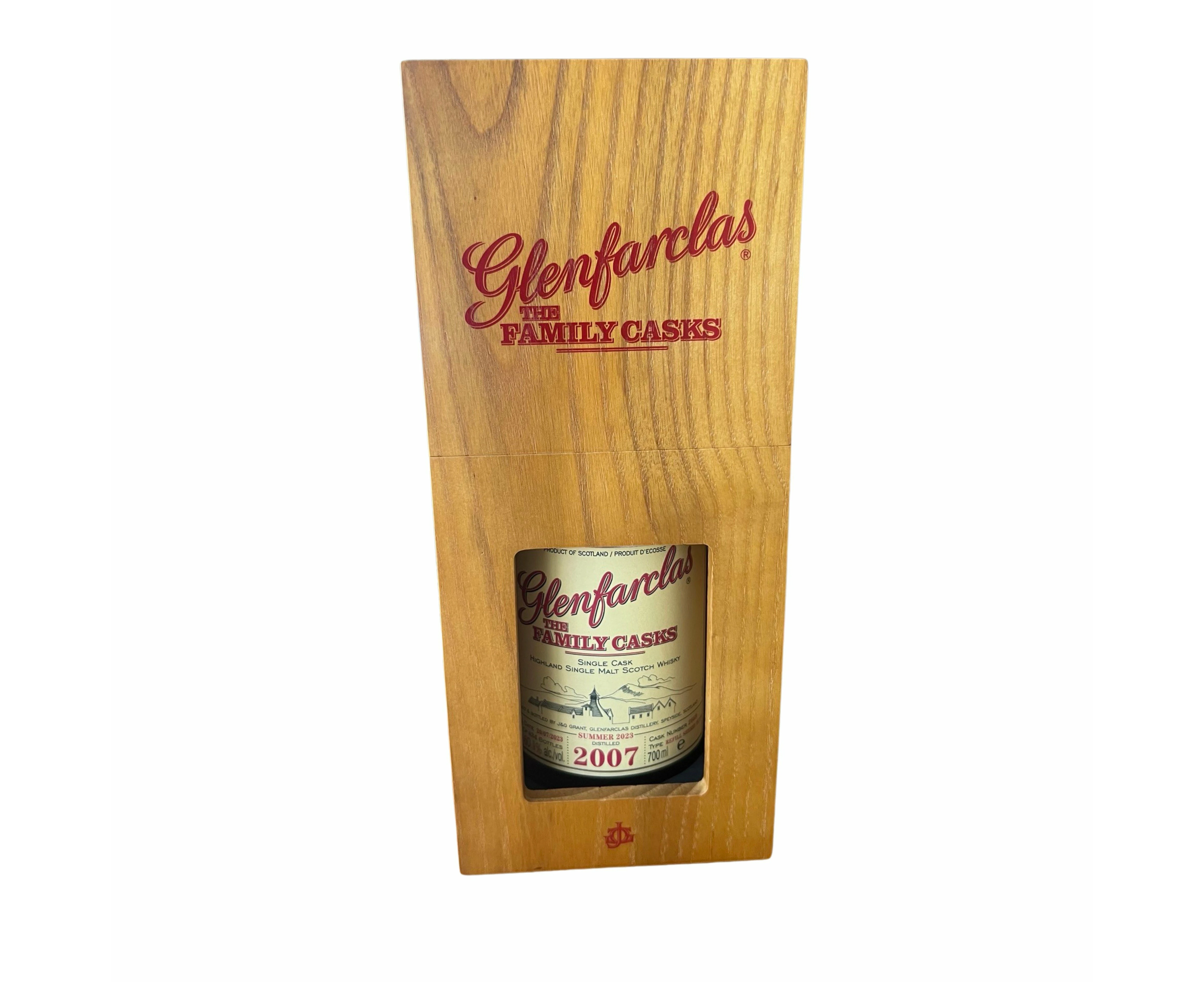 2007 Glenfarclas 15 Year Old The Family Casks Cask Strength Single Malt Scotch Whisky 700ml