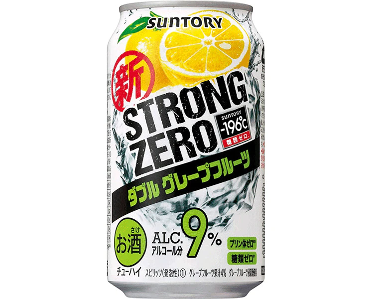 Suntory Strong 9% Zero -196 Grapefruit (24x350ml)