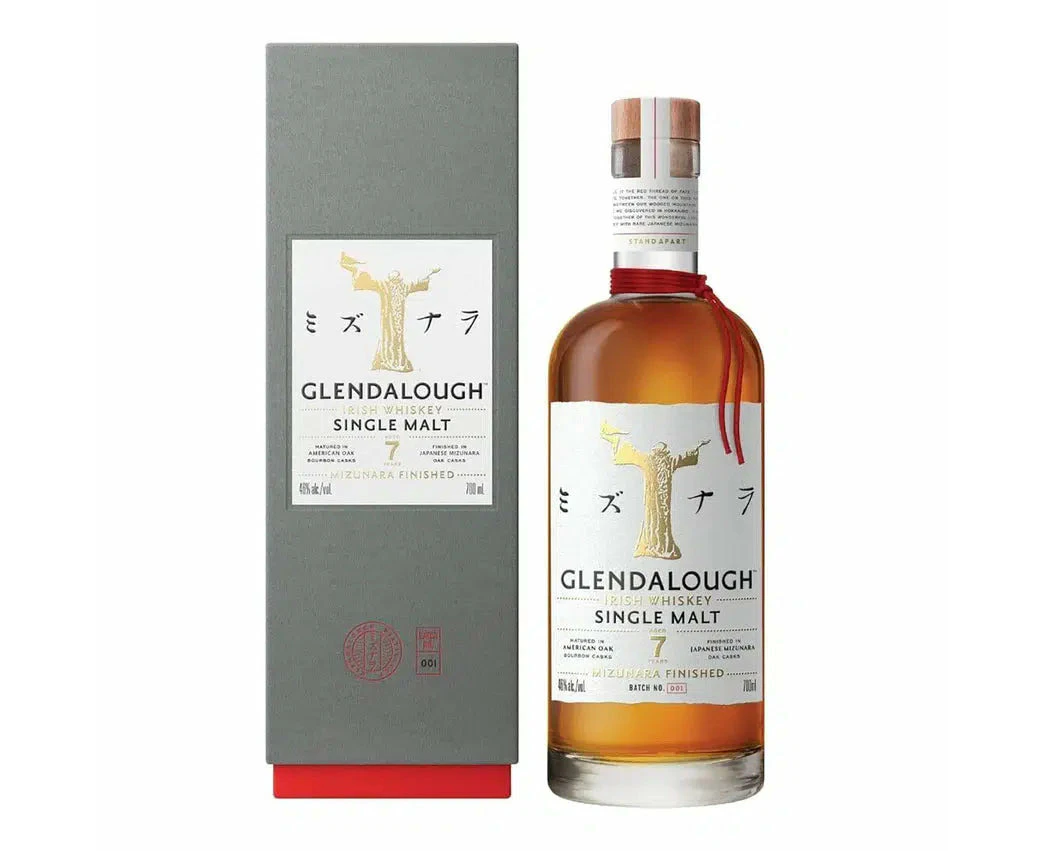 Glendalough 7 Year Old Mizunara Cask Finish Single Malt Whiskey 700ml