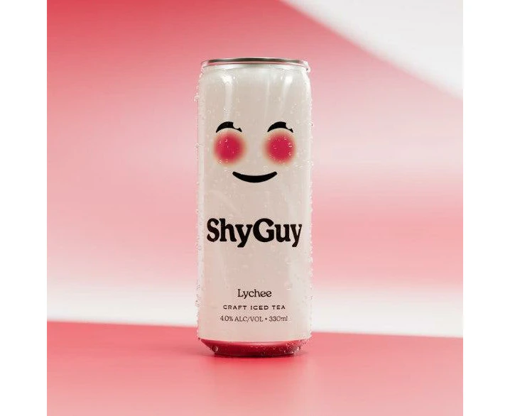 Shy Guy Hard Iced Tea Seltzer Lychee 330ml