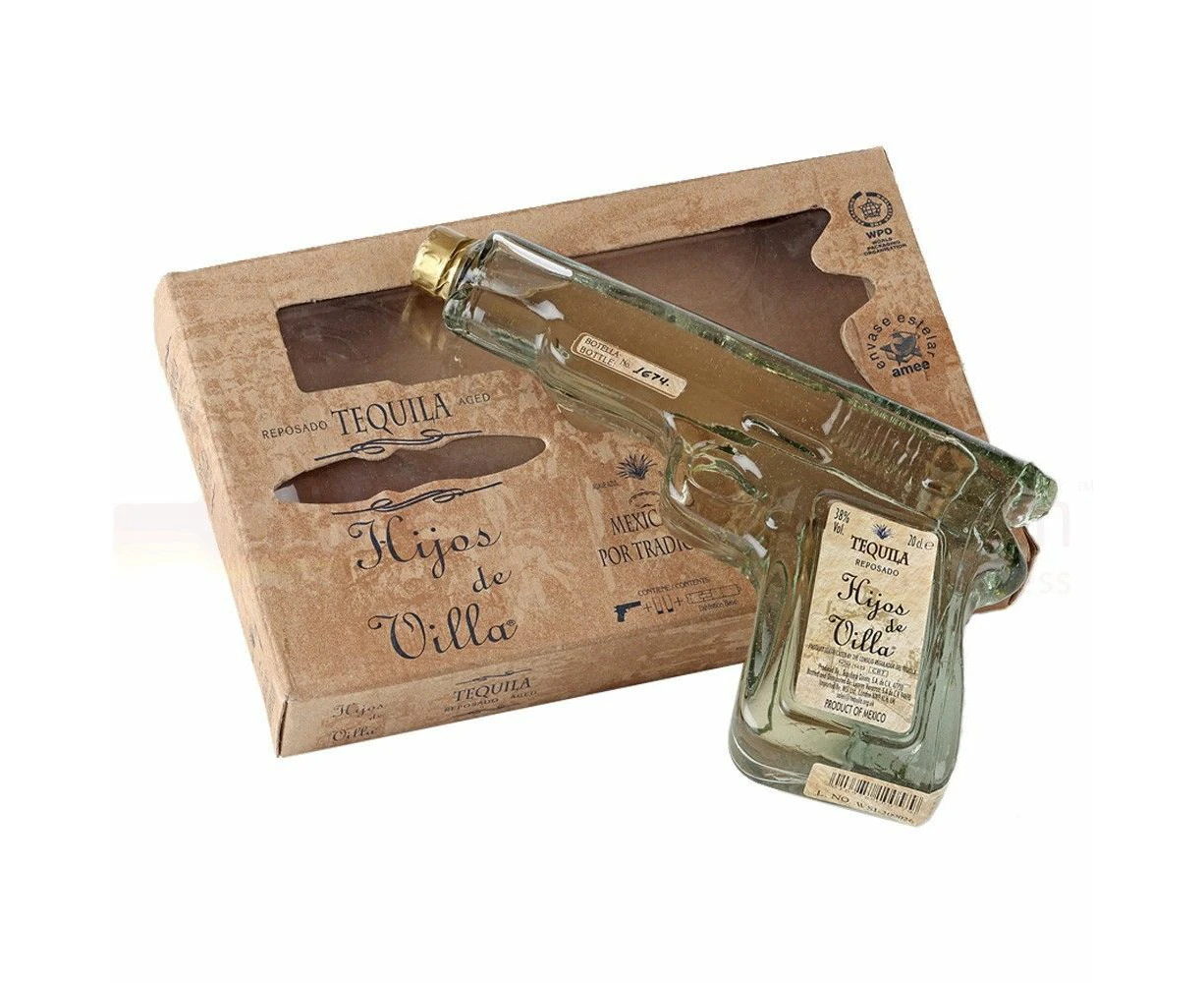 Hijos de Villa Reposado Tequila Gun 100% Agave 200ml