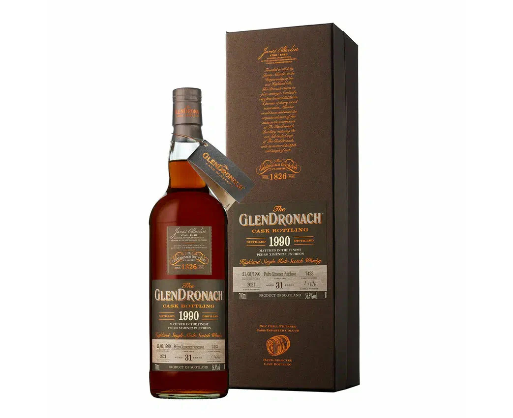 The Glendronach 1990 Single Cask #7423 Batch 19 31 Year Old Single Malt Scotch Whisky 700ml