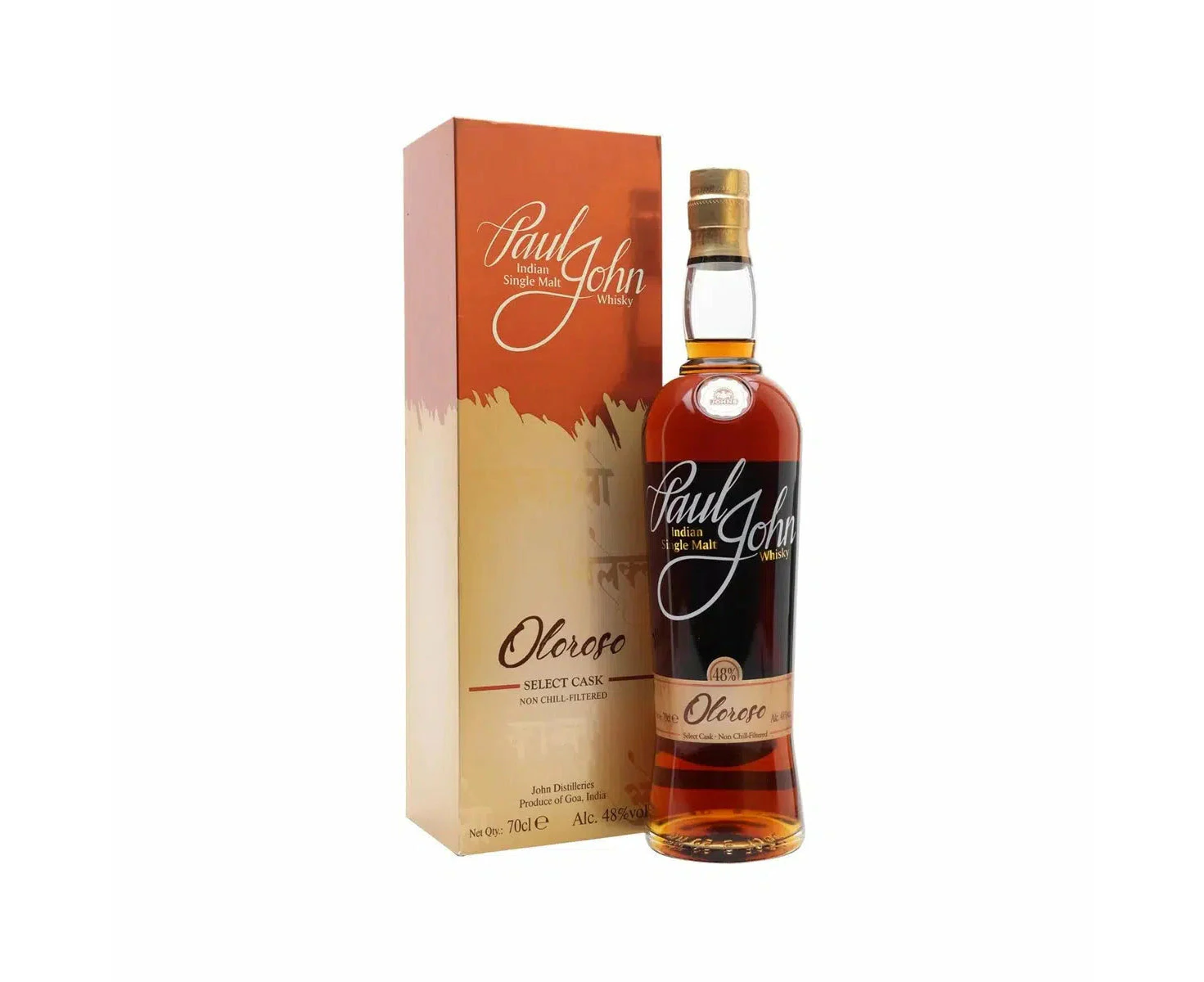 Paul John Oloroso Select Cask Single Malt Indian Whisky 700ml