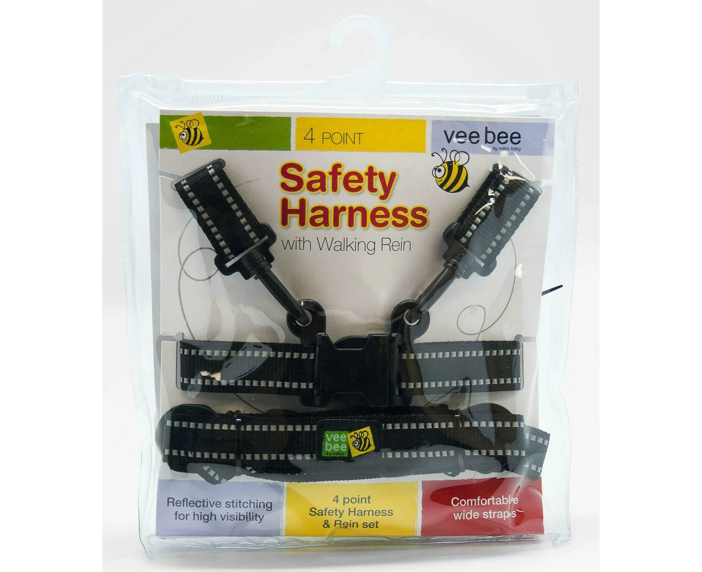 Child Safety Harness with Walking Rein (Black)