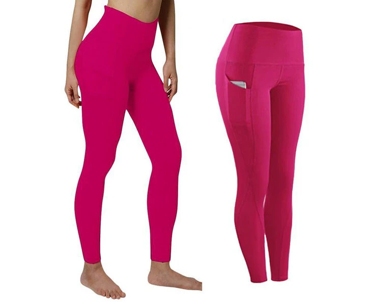 Women's High Waist Leggings Gym Sport Running Pant Comfy Yoga Trousers