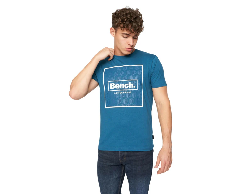 Bench Mens Ferrio T-Shirt (Petrol) - BG1630