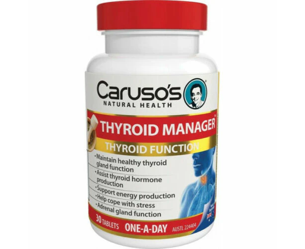 Caruso's Thyroid Manager 30 Tablets