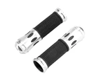 22mm Universal Handlebar Non-Slip Hand Grips Motorcycle Modification AccessorySilver