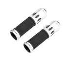 22mm Universal Handlebar Non-Slip Hand Grips Motorcycle Modification AccessorySilver