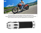 22mm Universal Handlebar Non-Slip Hand Grips Motorcycle Modification AccessorySilver