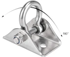 360° Swivel Ceiling Hook Stainless Steel With Swivel Snap Hook For Sandbag Hanging Chair