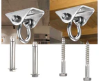 360° Swivel Ceiling Hook Stainless Steel With Swivel Snap Hook For Sandbag Hanging Chair