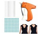 Quick Clothing Fixer, Mini Stitch Gun for Clothes, Mini Tagging Gun, Hemming Sewing Tool Kit with 20 Needles + 100 glow-in-the-dark bear buckles - A