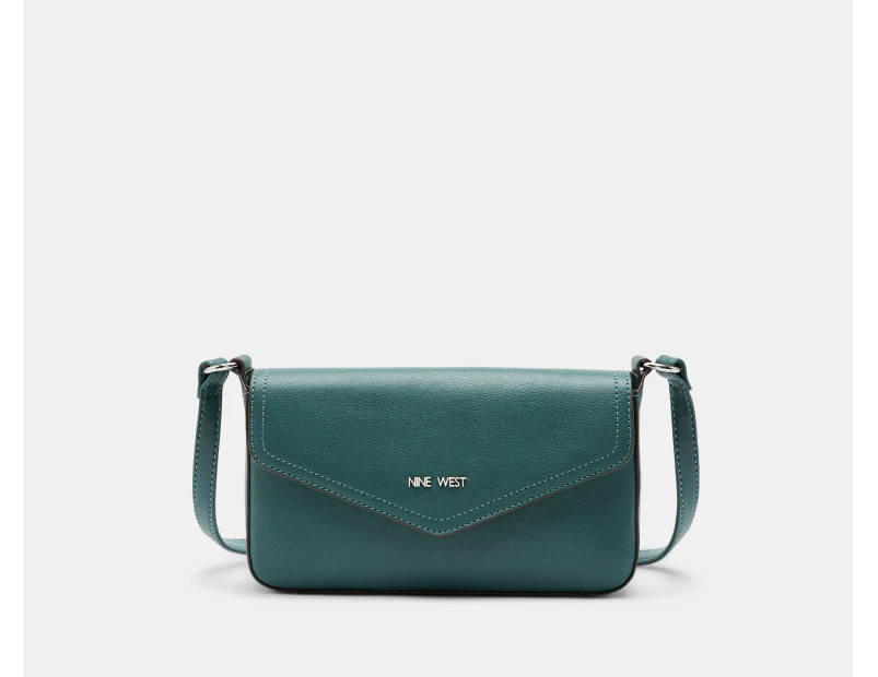 Nine West Bowie Mini Flap Crossbody Bag - Bottle Green