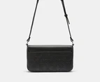 Nine West Bowie Mini Flap Crossbody Bag - Black