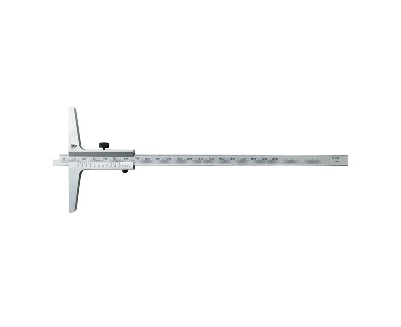 Moore & Wright Vernier Depth Gauge S/Steel Measuring Hand Tool 0-150mm Silver