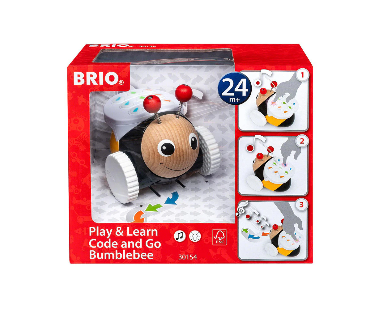 Brio Code and Go Bumblebee Kids/Childrens Interactive Educational Play Toy 12M+