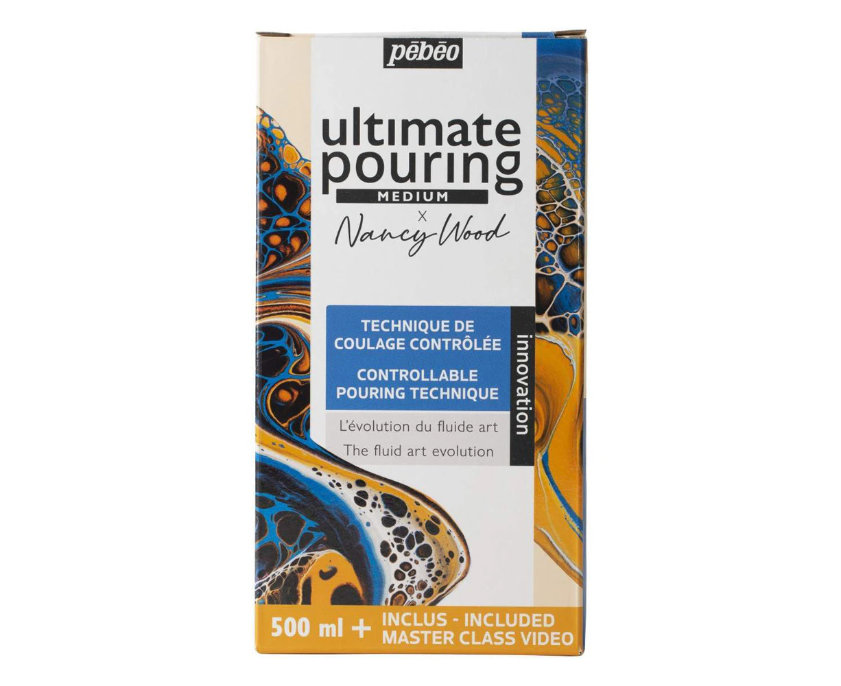 Pebeo Ultimate Pouring Medium 500ml Liquid Painting Creative Art Painting Set