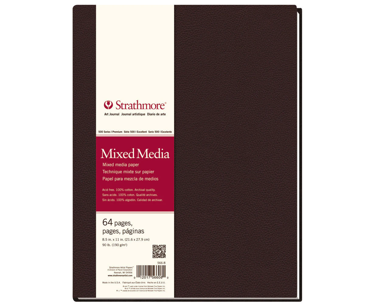 Strathmore 500 Series HB Mixed Media Art/Sketch Journal 8.5''x11'' 64 Sheets