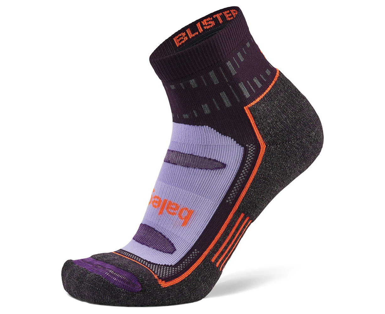 Balega Blister Resist Quarter Drynamix Socks W11-13/M9.5-11.5 L Midnight Plum