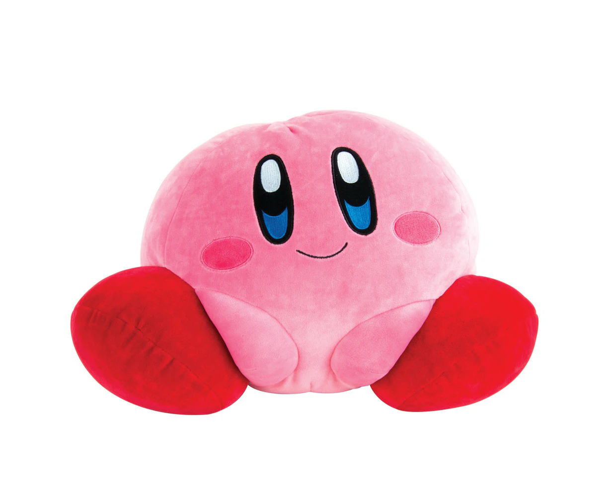 Mocchi Mocchi Mega Kirby Round Plush Filling Stuffed Soft Cuddle Toy 3Y+