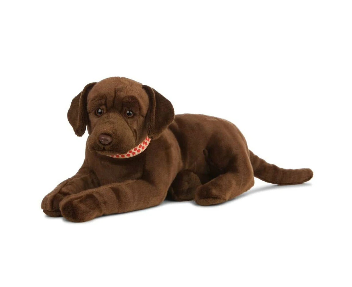 Living Nature Giant Chocolate Labrador Puppy 59cm Soft Stuffed Toys Baby 0m+