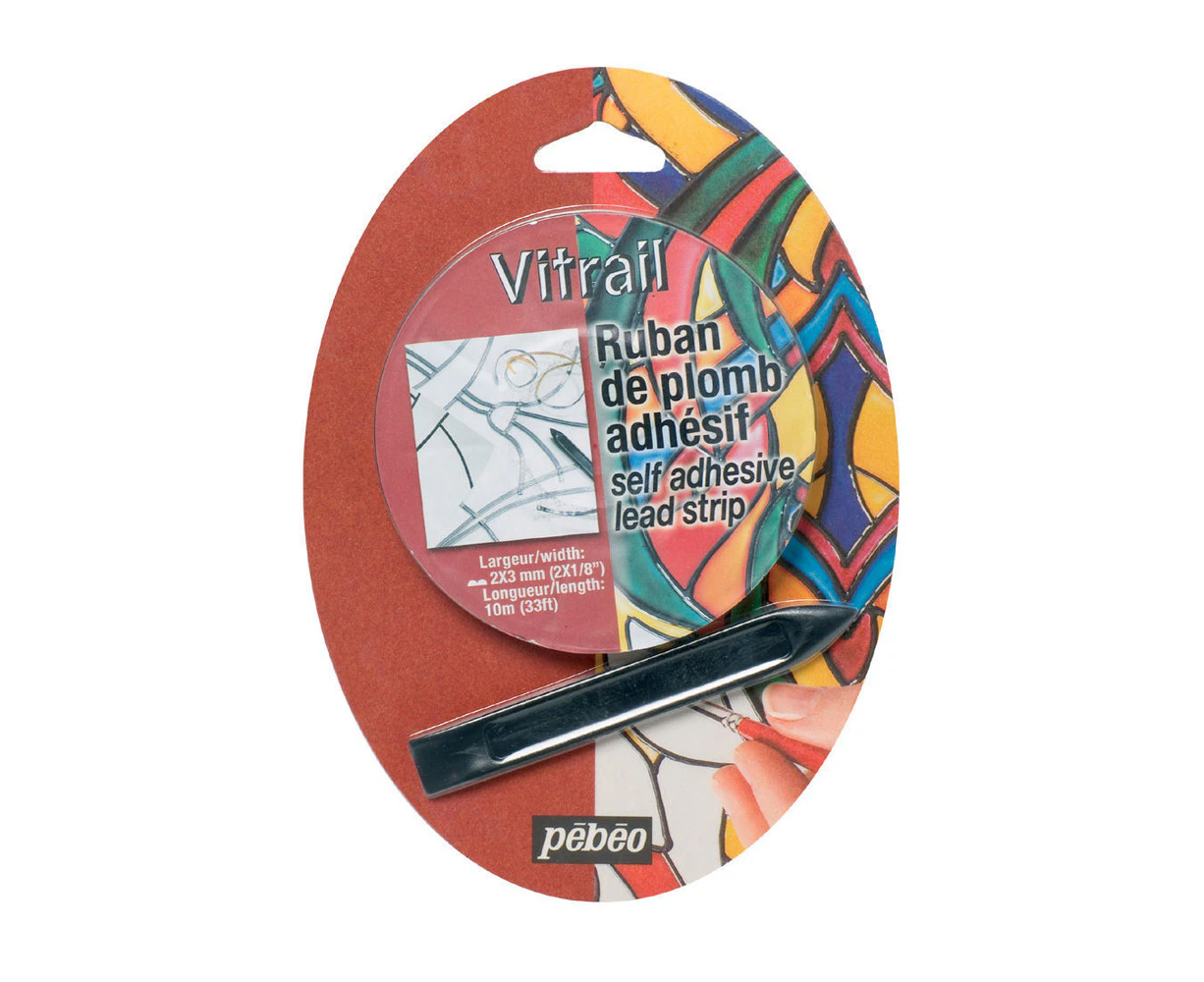 Pebeo Vitrail Self Adhesive Lead Strip Creative Art Stained Glass Windows