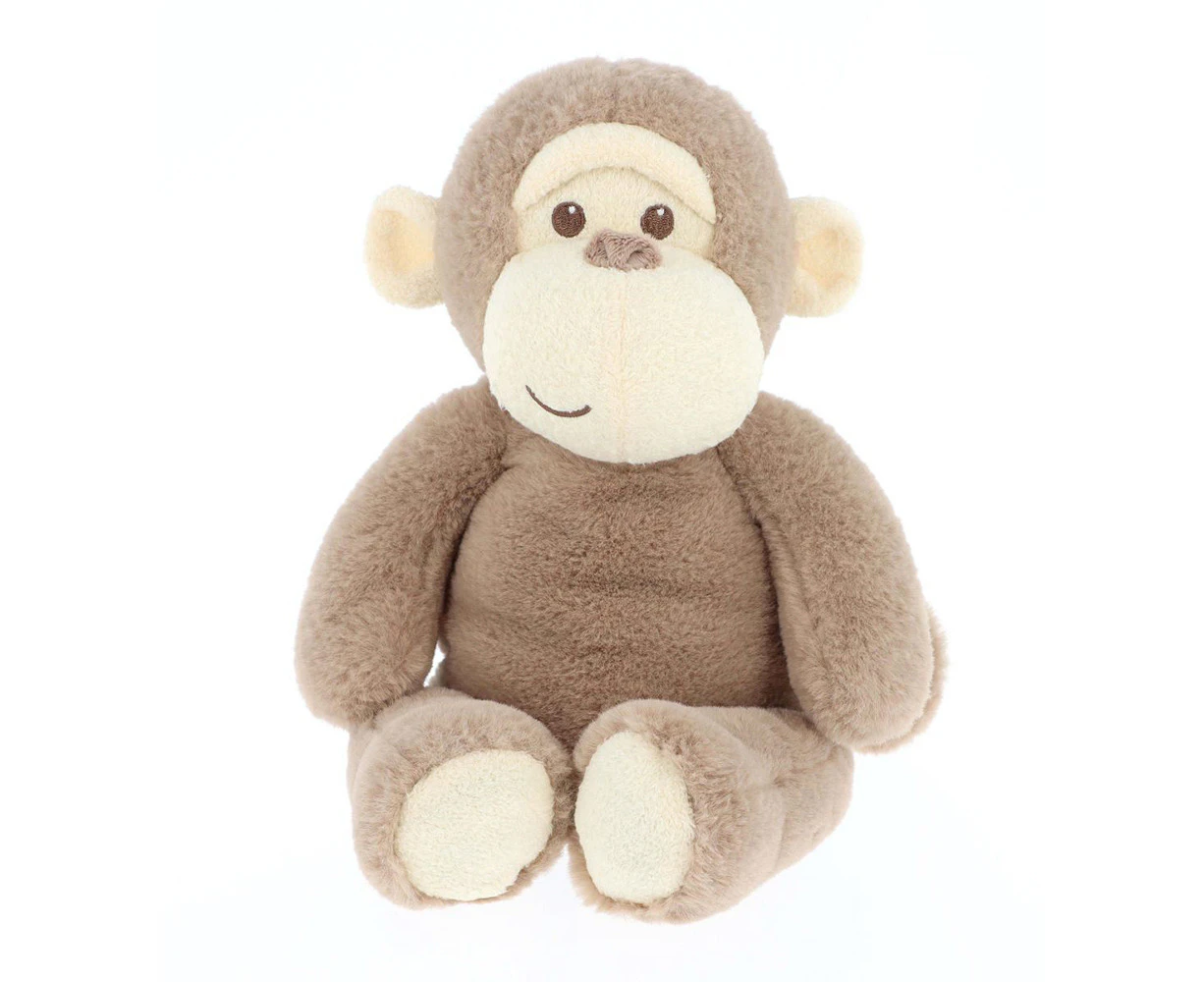 Keeleco Baby 25cm Monkey Animal Stuffed Plush Kids/Child Cuddle Toy Beige 0m+