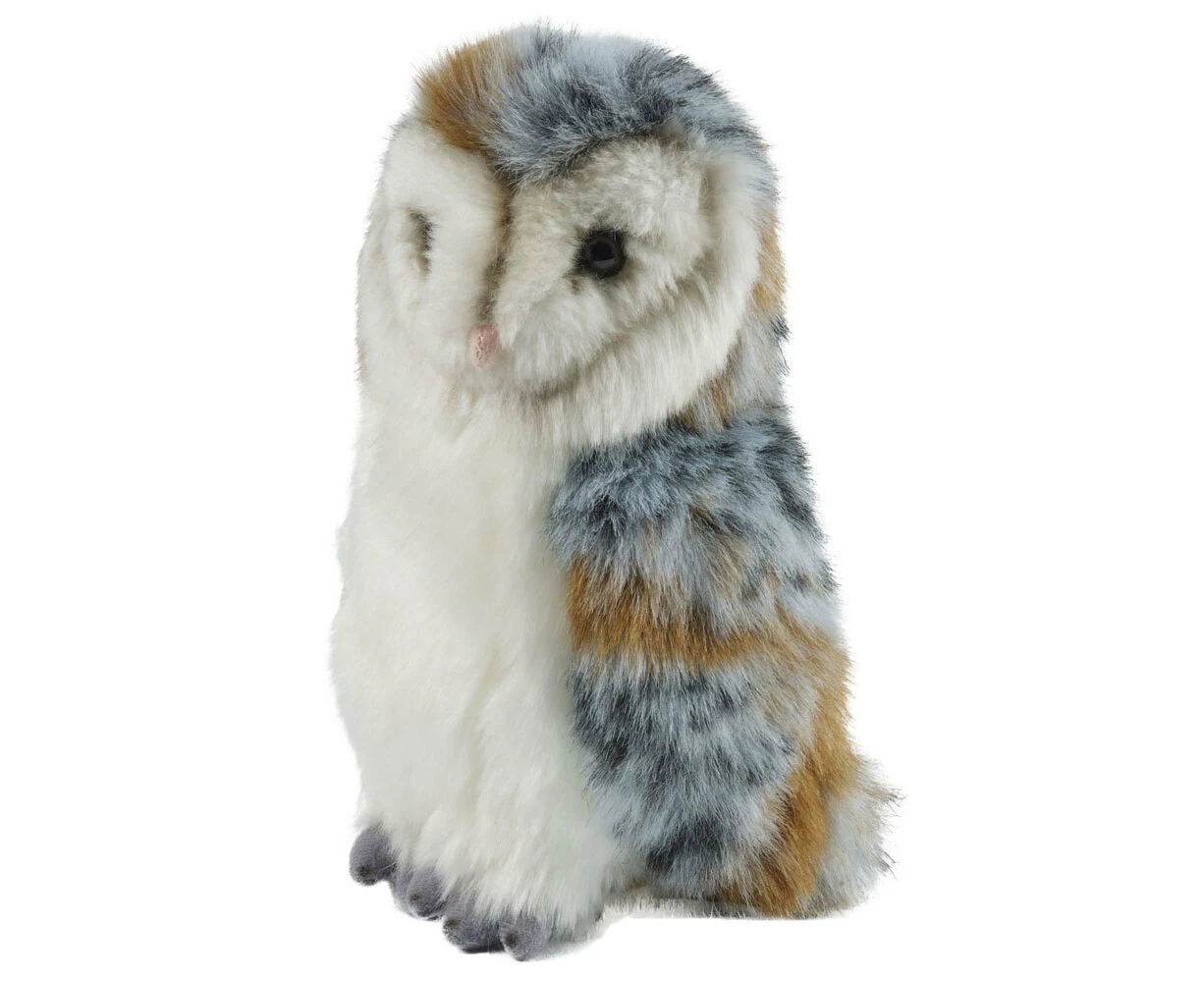 Living Nature Barn Owl Stuffed Animals Plush Toys Infant/Baby 0m+ Grey Med 19cm