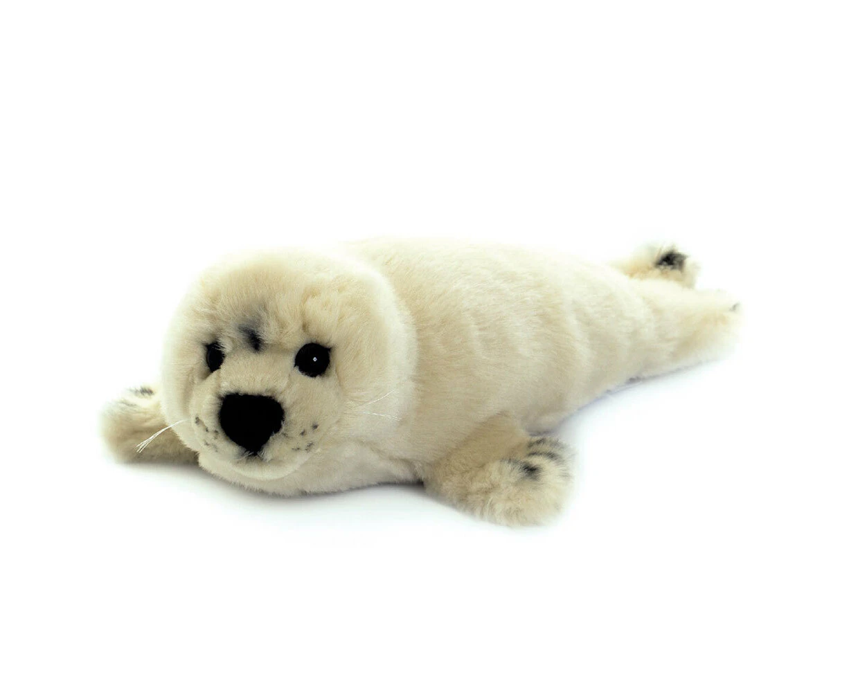 Living Nature Large Seal 35cm Stuffed Animal Plush Toys Baby/Infant/Children 0m+