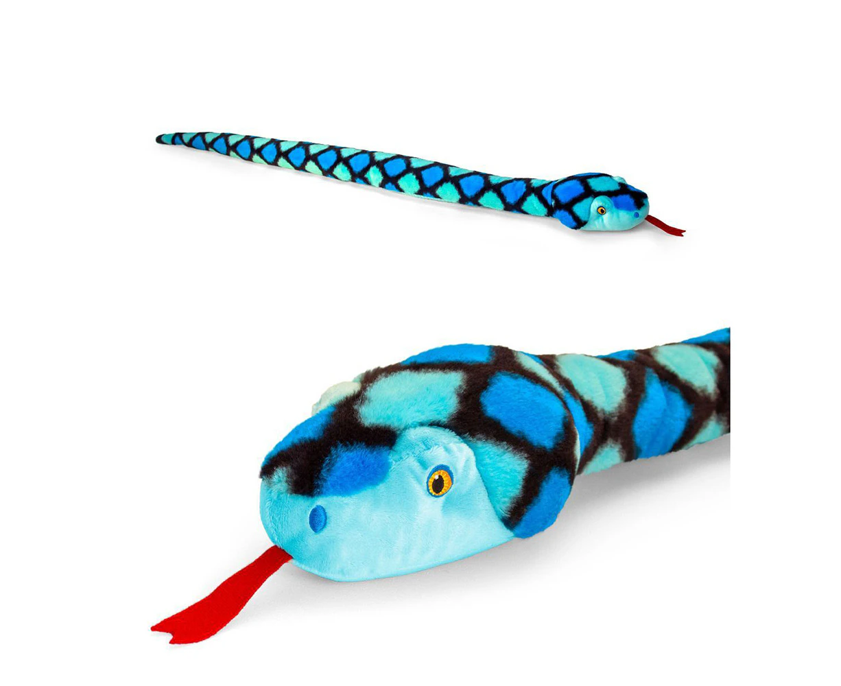 Keeleco 150cm Snakes Soft Stuffed Animal Plush Kids/Children Cuddle Toy Asst 0m+