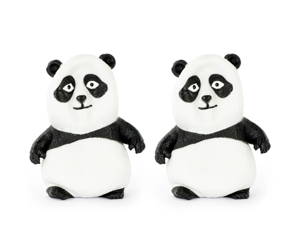 2x Pocket Money Fun 16cm Super Stretch Panda Kids/Children Sensory Play Toy 3y+