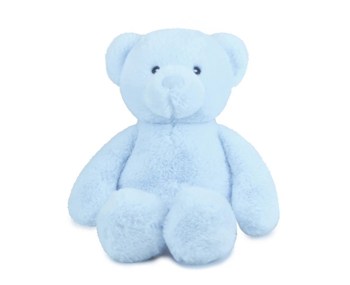 Korimco 33cm Nursery Logan Soft Stuffed Animal Toy Plush Kids/Children 3y+ Blue