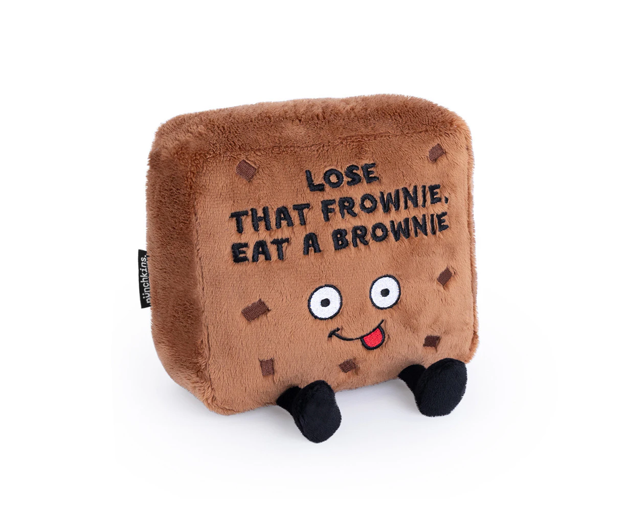 Punchkins Brownie Lose That Frownie Plush Stuffed Soft Cuddle Play Toy 16cm