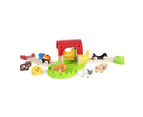 12pc Brio My First Farm Kids/Childrens Wooden Interactive Play Toy 3Y+