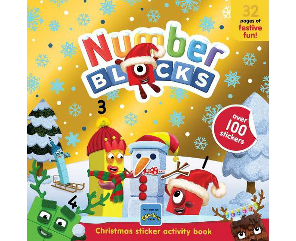 Numberblocks Christmas Sticker Activity Book