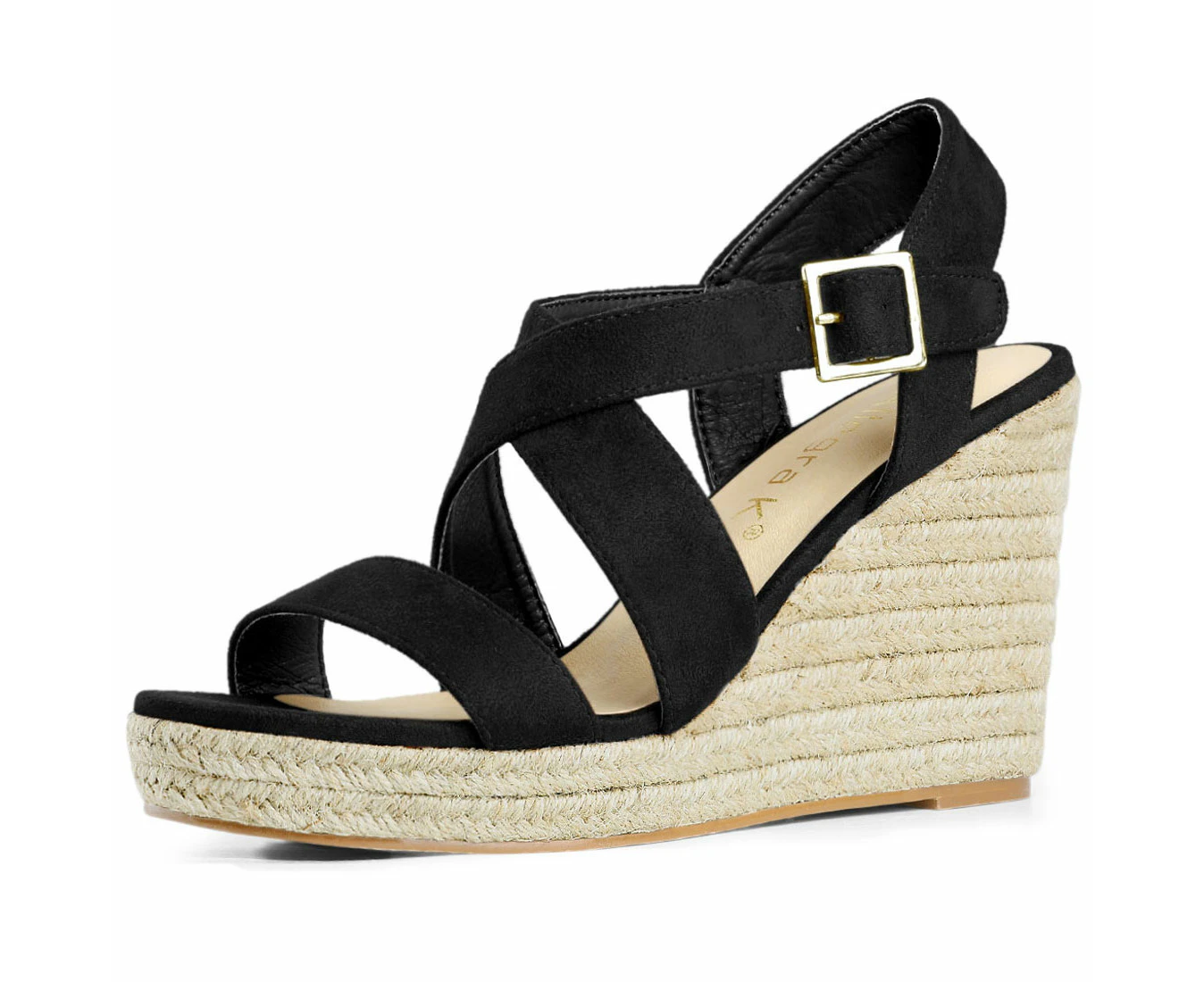 Allegra K Espadrilles Slingback Wedges Sandals