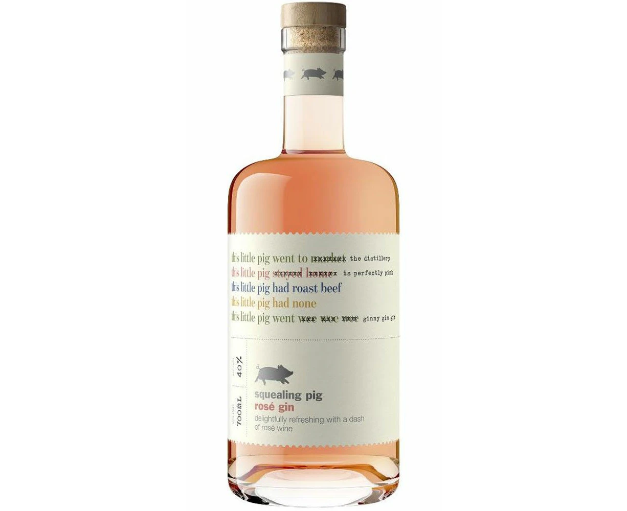 Squealing Pig Rose Gin 700ml