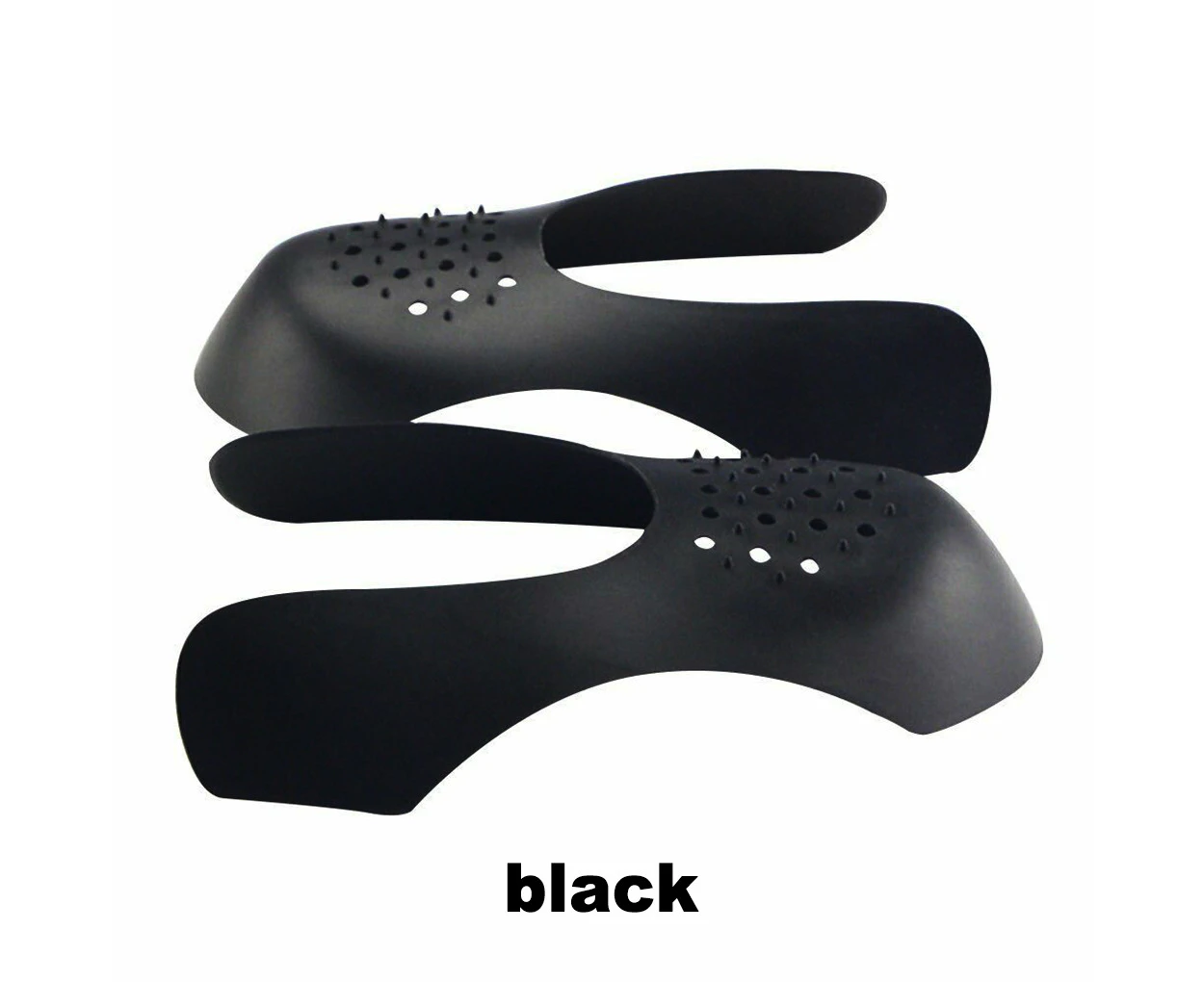 Shoe Anti Crease Protector Force Fields Sneaker Guard Decreaser Shield S Size Black