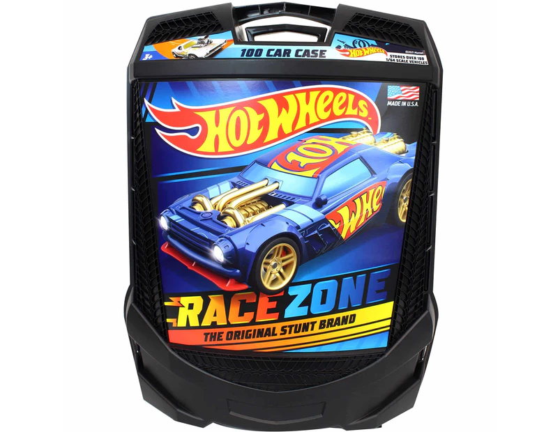 Hot Wheels 100-car Rolling Storage Case - Organize Your Collection!