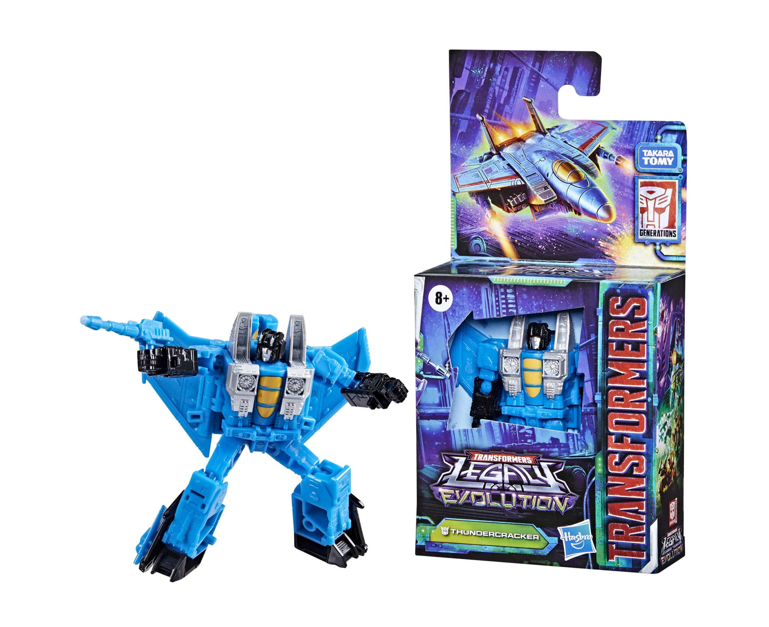 Transformers Toys Legacy Evolution Core Thundercracker Toy, 3.5-inch, Action Figure For Boys And Girls Ages 8 And Up