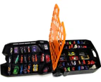 Hot Wheels 100-car Rolling Storage Case - Organize Your Collection!