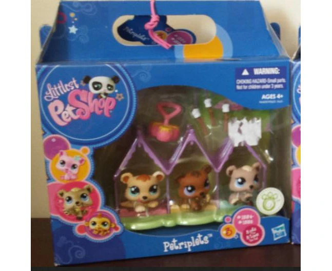 Littlest Pet Shop Petriplets Triplets Bears #1554, #1555 and #1556